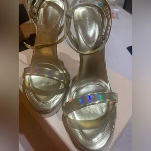 BG Rickie Yellow Gold Opalescent 7.5 heels